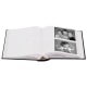 Album photo PANODIA série LINEA 300 photos 11x15 - Pochettes Couverture personnalisable (Noir)