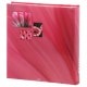 Jumbo Singo - 100 pages blanches + feuillets cristal - 400 photos - Couverture Rose 30x30cm