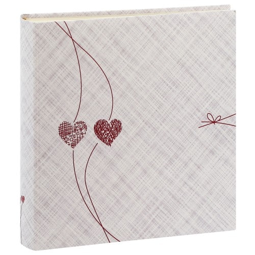 PANODIA - Album photo traditionnel Mariage DOLCE - 126 pages ivoires + feuillets cristal - 500 photos - Couverture Blanche 30x30cm