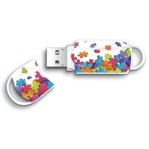 INTEGRAL - Clé USB 2.0 Xpression "Puzzle" - 8 GB