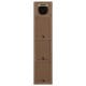 Cadre photo DEKNUDT S67TK E3 - bois + horloge - pour 3 photos 10x15cm