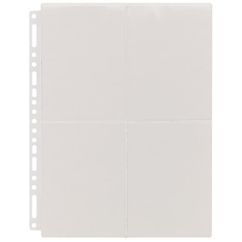 PANODIA - Feuillets de classement A4 - M115 pour 80 photos 10x15cm fond transparent - Paquet de 10