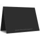 350g satiné  - Impression noire 1ère et 4ème de couverture avec Vernis 3D - sans encoches