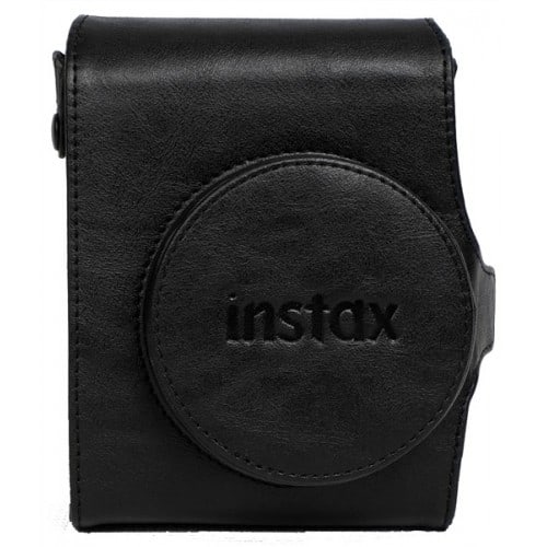 FUJI - Etui appareil photo noire simili cuir - pour Instax Mini 90 Neo