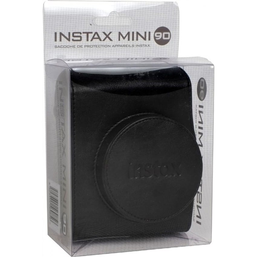 Étui Cuir Synthétique Pour Fujifilm Instax Mini 11/9/8 - Protection Anti-Rayures Avec Sangle Amovible
