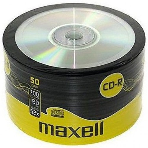 MAXELL - CD-R 700Mo / 80min - Vitesse 52x - Tour de 50