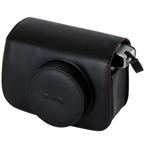 FUJI - Etui appareil photo Housse Instax Wide Simili cuir noir Pour Instax Wide 300