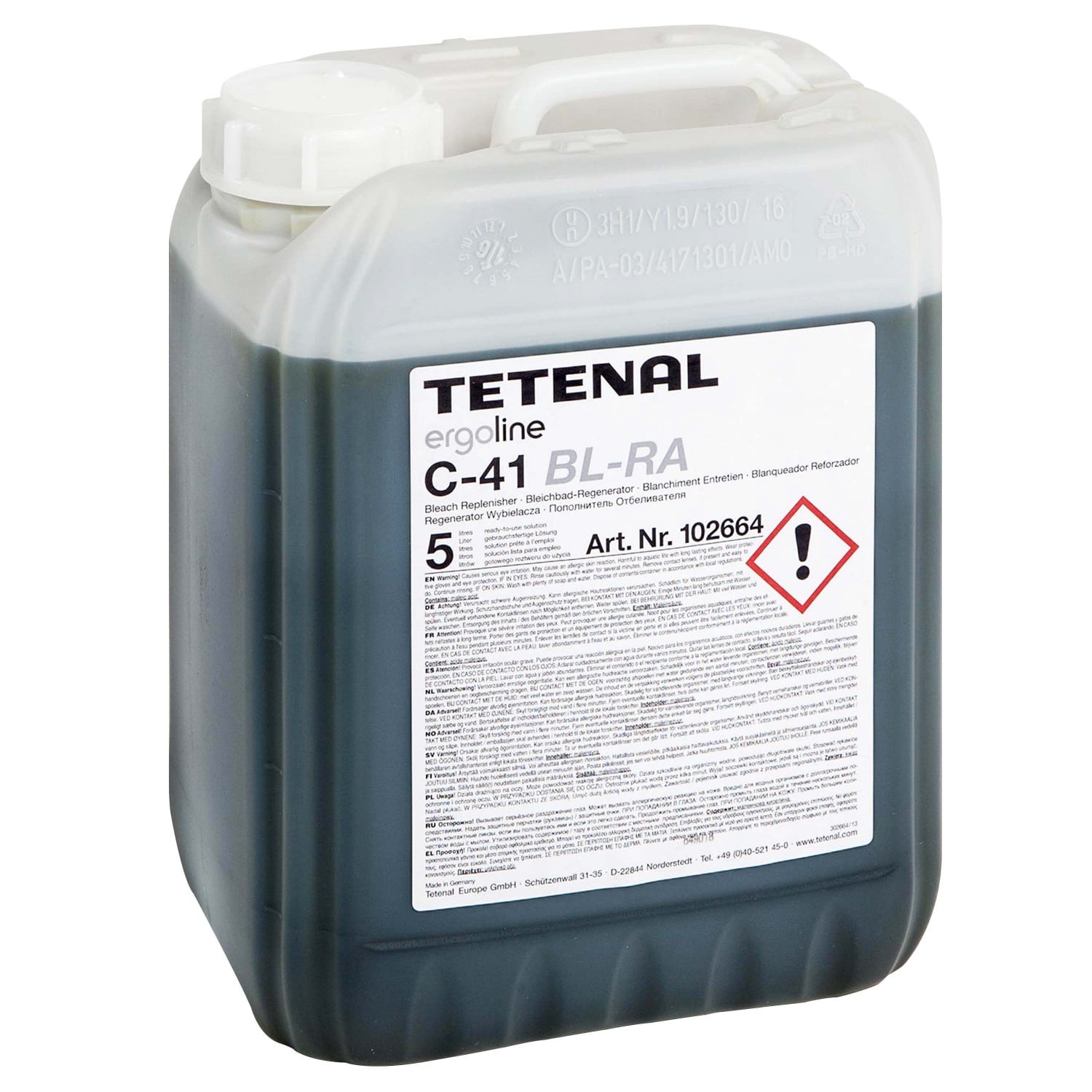 Blanchiment TETENAL C-41 Ergoline BL-RA - pour faire 5 L (ou 6 L en C-41 BNP)