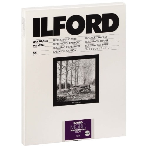 ILFORD - Papier argentique noir et blanc Multigrade MG V RC Perlé 44M (1180310) - 50 Feuilles - 24,0x30,5cm