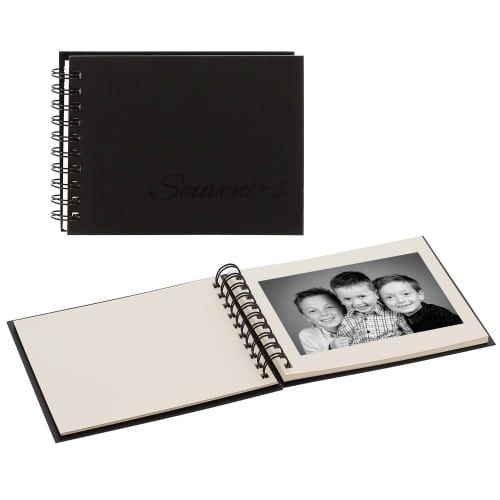 PANODIA - Mini album traditionnel MALO - 50 pages ivoires - 50 photos - Couverture Souvenirs 19,5x14,5cm