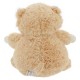 Peluche TECHNOTAPE "Ours" +  T-shirt blanc 100% polyester - Certifiée conforme aux normes de sécurité européenne - Hauteur 21cm