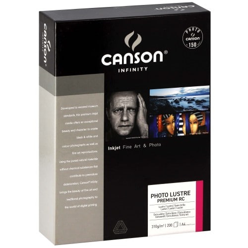 CANSON - Papier jet d'encre Infinity Photolustré Premium RC extra blanc 310g - A4 (21x29,7cm) - 200 feuilles