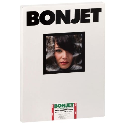 BONJET - Papier jet d'encre GRAPHIC RC lustré 250g A3+ (32,9x48,3cm) - 50 feuilles