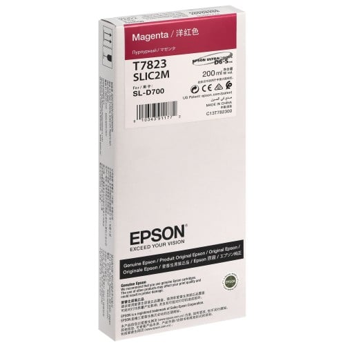 EPSON - Cartouche d'encre C13T782300 - Magenta - Pour D700/D7
