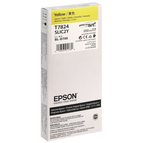 Cartouche d'encre EPSON C13T782400 - Jaune - Pour D700/D7