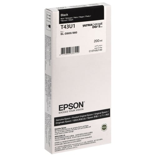 EPSON - Cartouche d'encre C13T43U140 - Noir - Pour D800