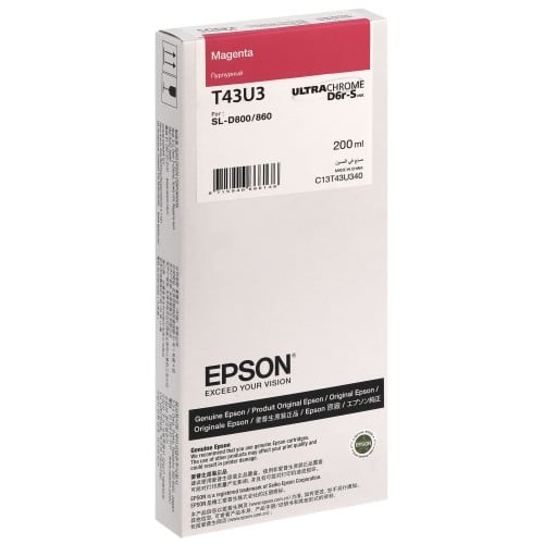 Epson SureLab encre magenta pour D800 (réf C13T43U340)