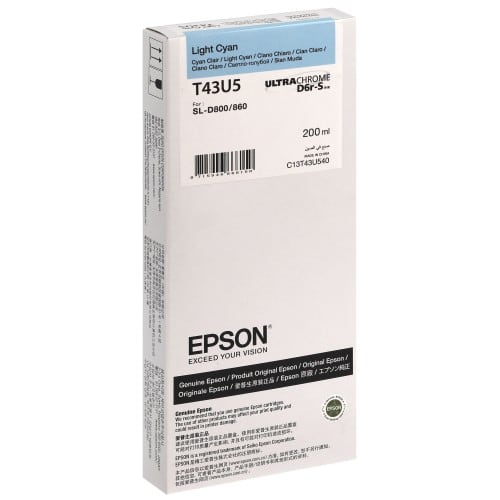 Epson SureLab encre cyan clair pour D800 (réf C13T43U540)