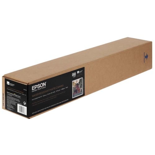 Toile canvas jet d'encre EPSON Premier toile Polycoton mat 375g - 24" (61cm) - 12,2m