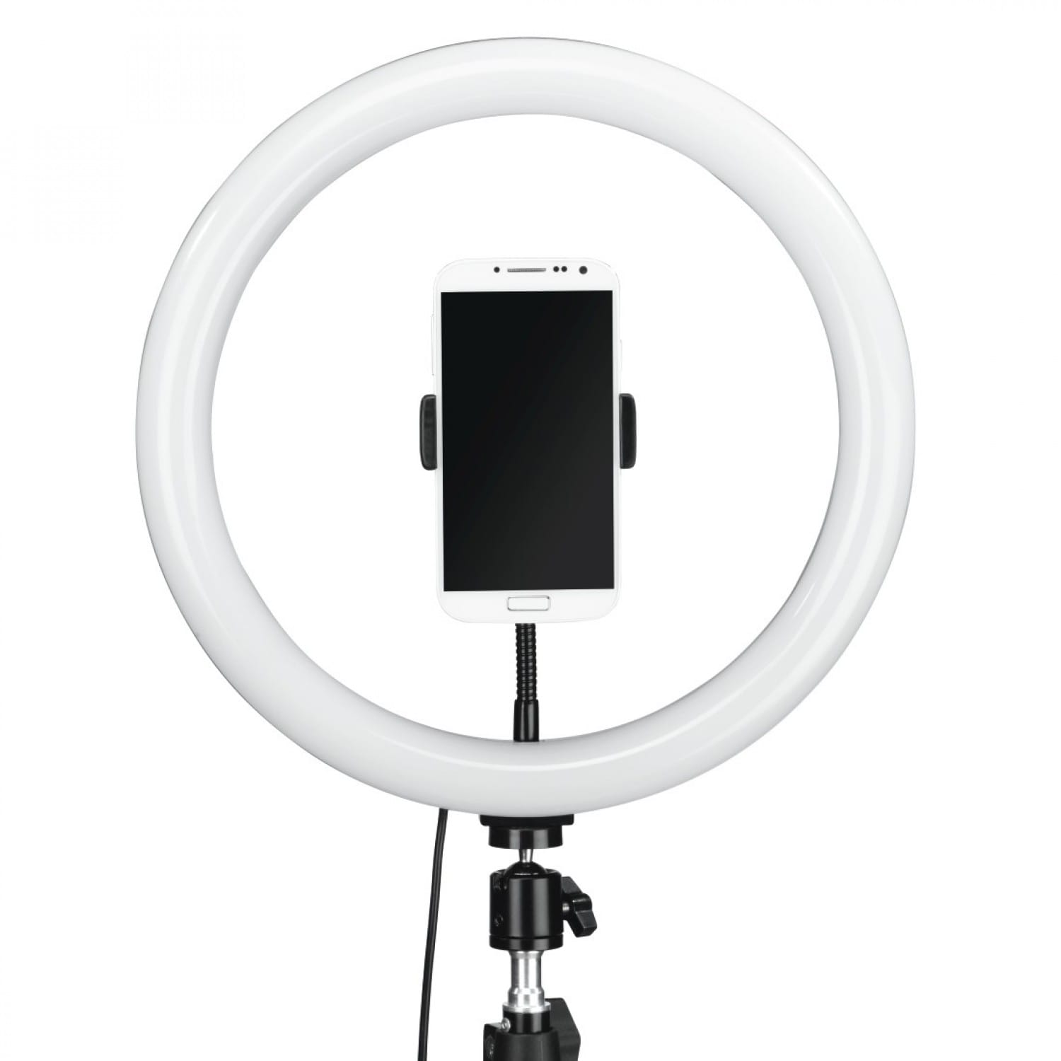 Ringlight HAMA SpotLight Steady 120 pour smartphone - Lampe anneau 162 LED  (flash et lumière continue) - Diamètre 30cm