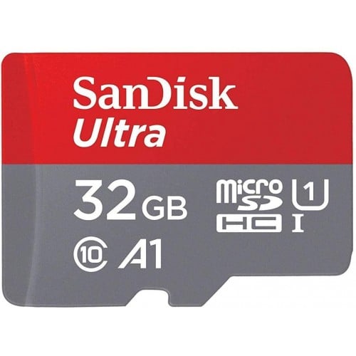 Sandisk Carte Micro SD HC 32GB Ultra Class 10 120MB/s + adaptateur *