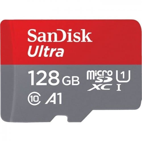 Sandisk Carte Micro SD XC 128GB Ultra Class 10 120MB/s + adaptateur *