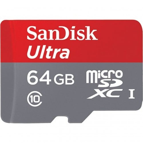 SANDISK - Carte mémoire SD micro Sandisk Carte Micro SD XC 64GB Ultra Class 10 120MB/s + adaptateur *
