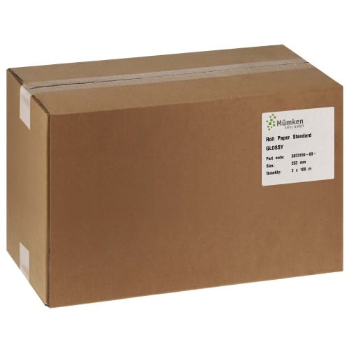 Papier jet d'encre NORITSU Standard brillant 250g pour D703 / D705 / D1005 / GREEN - 254mm x 100m - 2 rouleaux