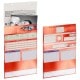 Pochette d'ordre MB TECH Digital Imaging - Rouge - Largeur 16,5cm - Carton de 500 (avec code barre et ticket client détachable)