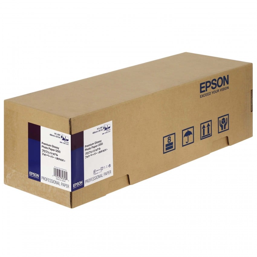 Papier jet d'encre EPSON Photo Premium glacé 260g - 16" (40,6cm) - 30,5m