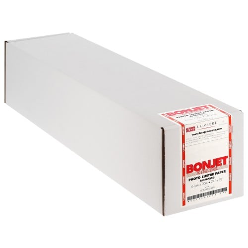 Papier jet d'encre BONJET RC lustré 250g 24" (610mm x 30m) 