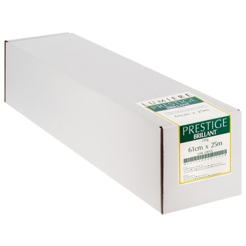 Papier jet d'encre LUMIERE Lumière Prestige RC brillant 310g - 24" (61cm ) - 25m