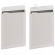 Enveloppe dos cartonné MB TECH 22,9x32,4cm Blanche pour photo 20x30cm - Carton de 100