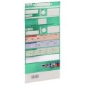 Pochette d'ordre Digital Imaging - Verte - Largeur 16,5cm - Carton de 500 (avec code barre et ticket client détachable)
