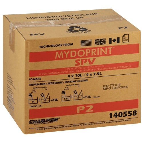 CHAMPION - Blanchiment Fixage RA-4 Mydoprint SP V - pour faire 4 x 7,5 L ou 4 x 10 L (140558)