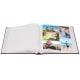 traditionnel CLASSIC - 100 pages blanches + feuillets cristal - 500 photos - Couverture Bordeaux 32x29cm - à l'unité