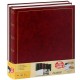 traditionnel JUMBO - 100 pages blanches + feuillets cristal - 500 photos - Couverture Bordeaux 32x29cm - Lot de 2