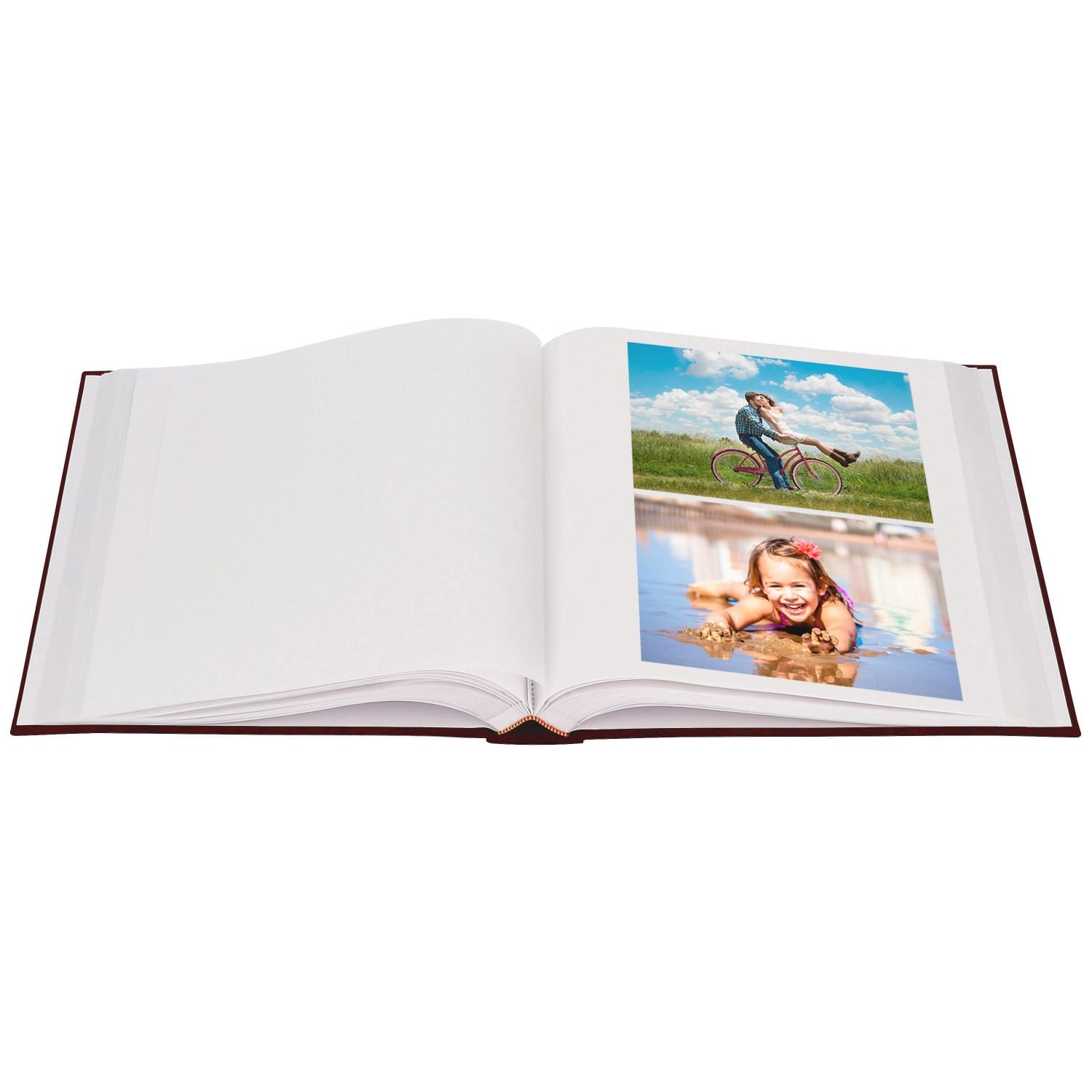 Album photo,A4 red 20 sheets--Album photo en cuir auto adhésif, A4, haute  qualité, commercial, maison, avec couverture intérieure en