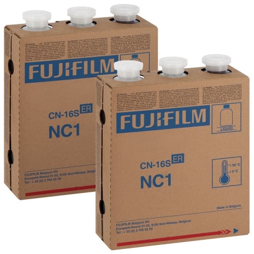 FUJI - Pack entretien CN-16SER NC1 - Pack de 2 Cartouches Révélateur (A) + Blanchiment + Fixateur - pour faire 2x120 films (998484)