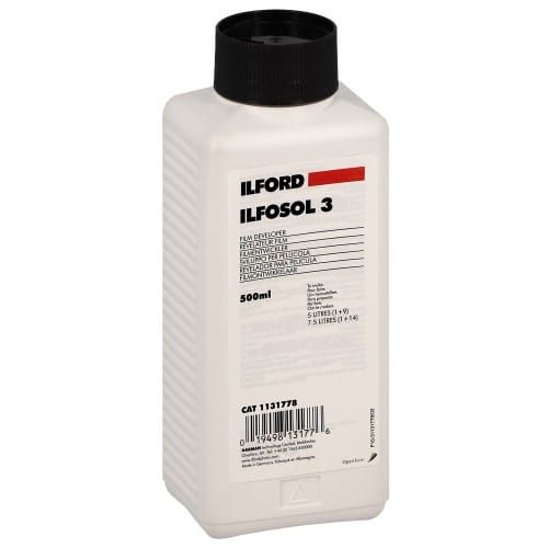 Révélateur film ILFORD liquide - Flacon de 500ml (Pour 5L ou 7,5L) 1131778 ILFOSOL 3