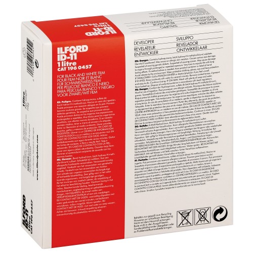 ILFORD - Révélateur film poudre - 2 sachets (Partie A et B) (Pour 1L ou 5L) 1960457 ID-11