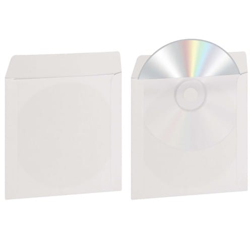 Pochette pour CD et DVD MB TECH avec fenêtre transparente