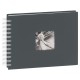 traditionnel FINE ART - 50 pages blanches + feuillet cristal - 50 photos - Couverture Grise 24x17cm