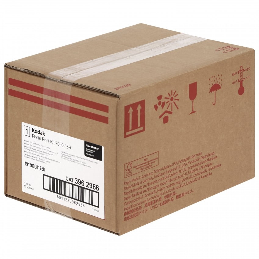 Consommable thermique KODAK pour APEX 7000 - 10x15cm - 1140 tirages ou 13x18cm - 570 tirages ou 15x20cm - 570 tirages Kit 7000/6
