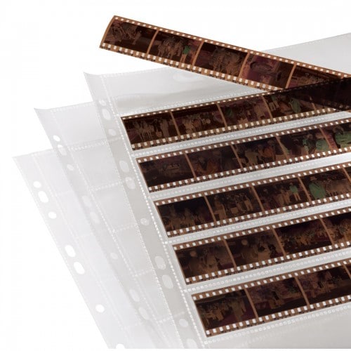 HAMA - Feuillets de classement A4 - en polypropylène 80µ pour films 135 - Paquet de 25
