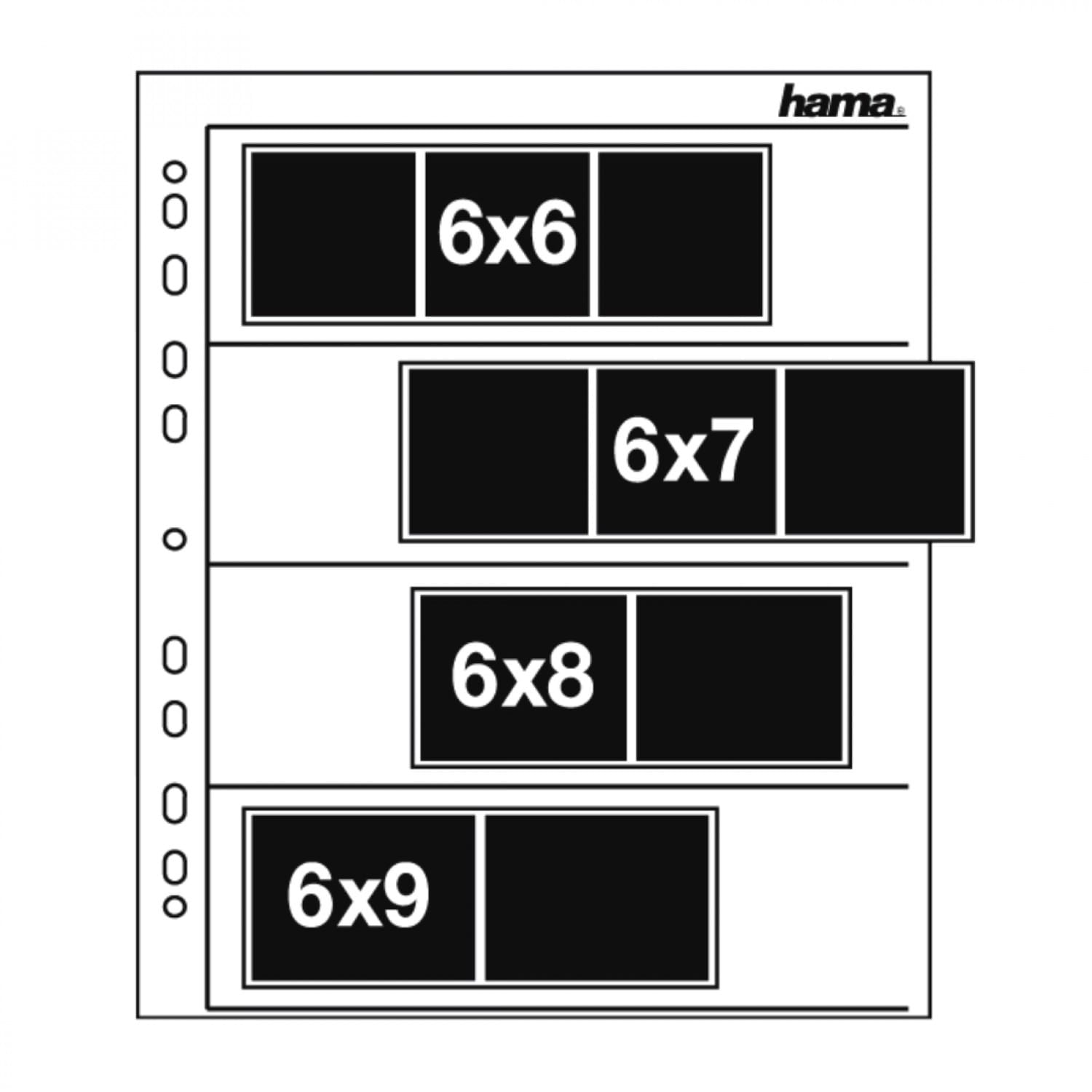 Classeur avec anneaux PANODIA XF A4 - pour diapos, négatifs et