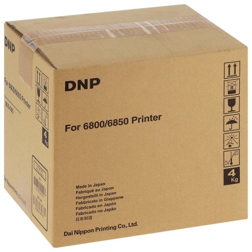 DNP - Consommable thermique pour kiosk KODAK série 6800/6850 - 10x15cm - 750 tirages ou  15x20cm - 375 tirages (1 rouleau et 1 ruban)
