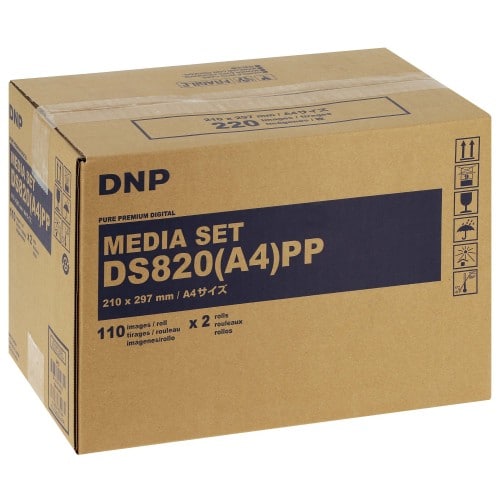 DNP - Consommable thermique pour DS820 (Pure Premium Digital) -  A4 - 220 tirages