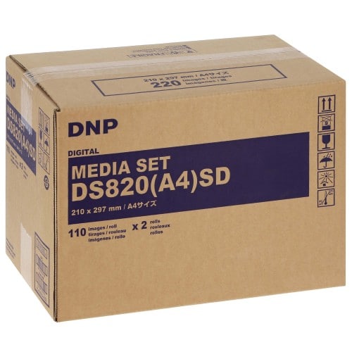 DNP - Consommable thermique pour DS820 (Standard Digital) - A4 - 220 tirages
