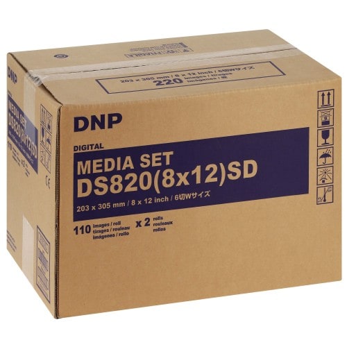 DNP - Consommable thermique pour DS820 (Standard Digital) - 20x30cm - 220 tirages